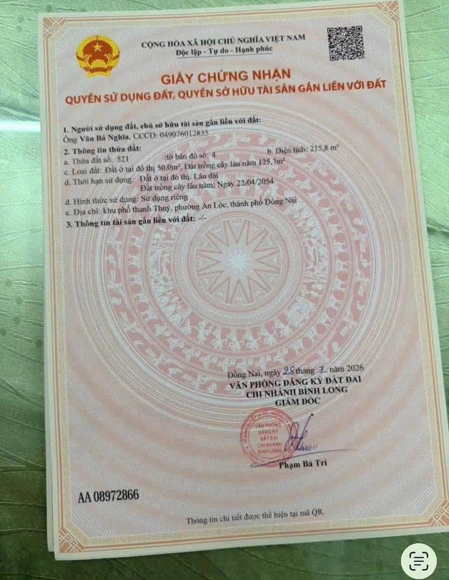 Bán đất nền 300m2, Phường An Lộc, Đồng Nai 149 triệu - Ảnh thu nhỏ 4