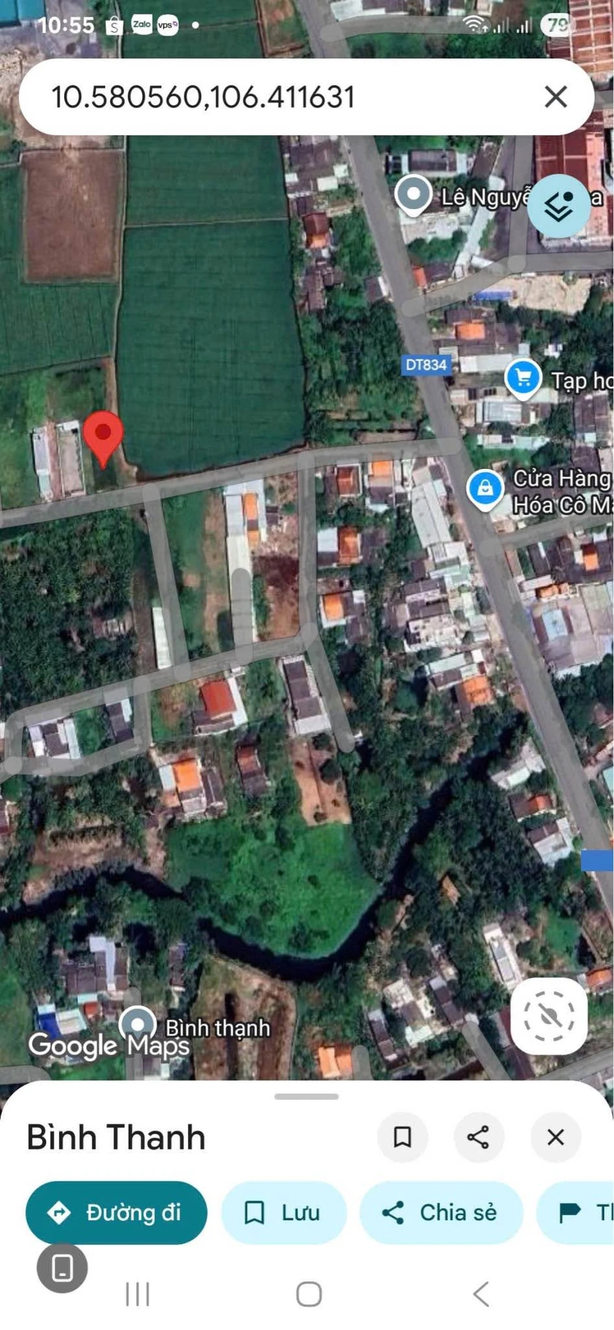 Bán đất 160m² Ấp Bình Cang 2, Huyện Thủ Thừa, Long An - Ảnh 1