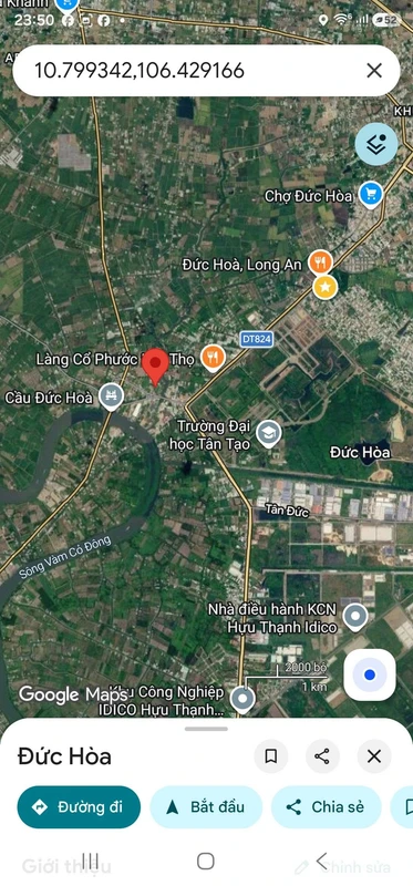 Bán nhà xây dở 142.5m² Đức Hòa, Long An 1 tỷ 350