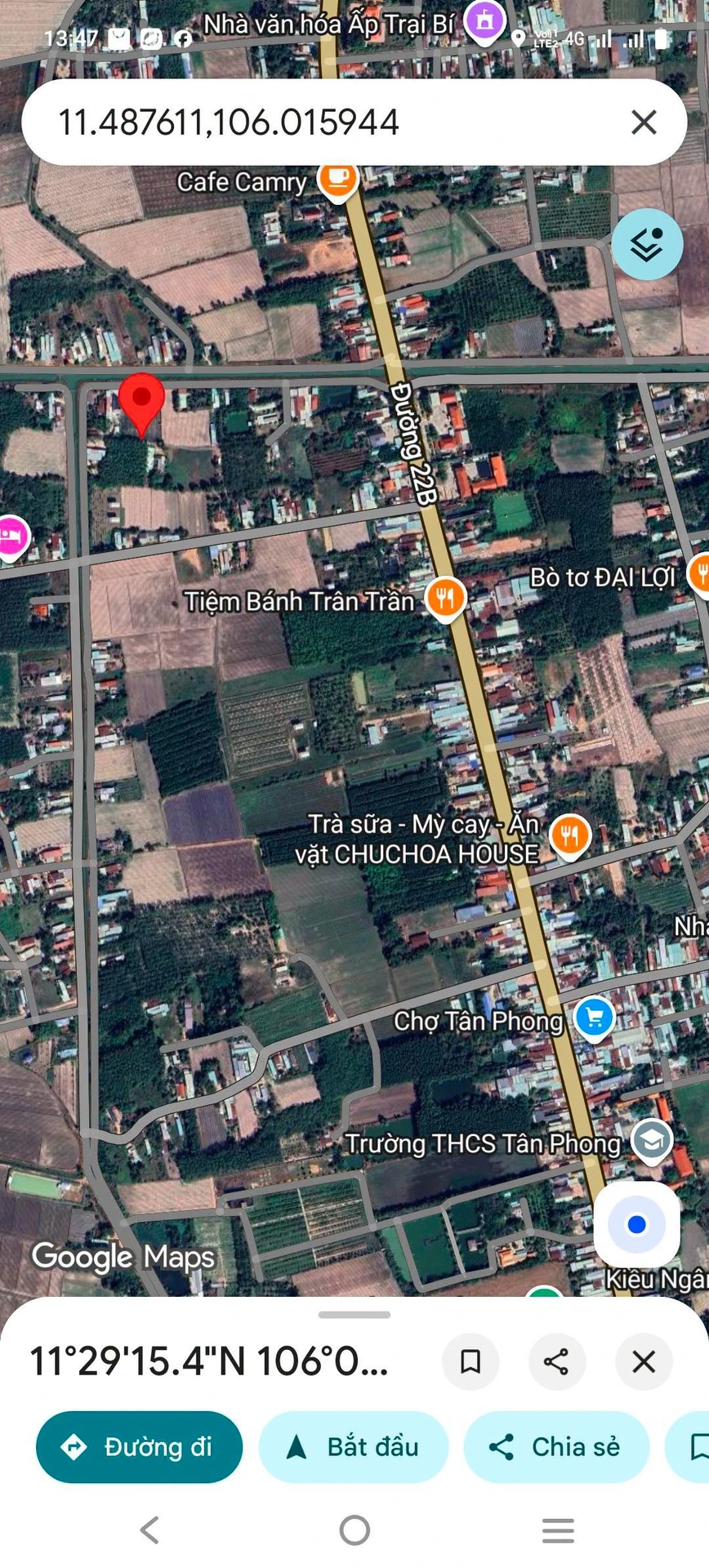 Bán đất 2800m² gần chợ Tân Phong, Tây Ninh - Ảnh 1
