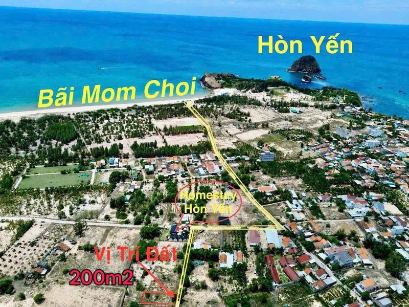 Bán lô đất 200m² full thổ cư gần biển Hòn Choi, Tuy An, Phú Yên