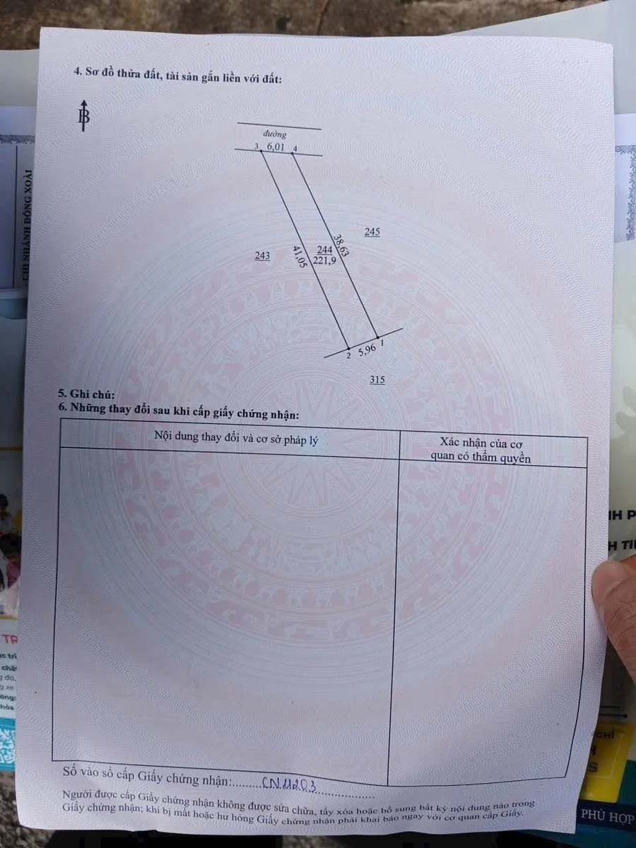 Bán đất suối cam Tiến Thành 228 m² Nhà Bè - Ảnh thu nhỏ 2