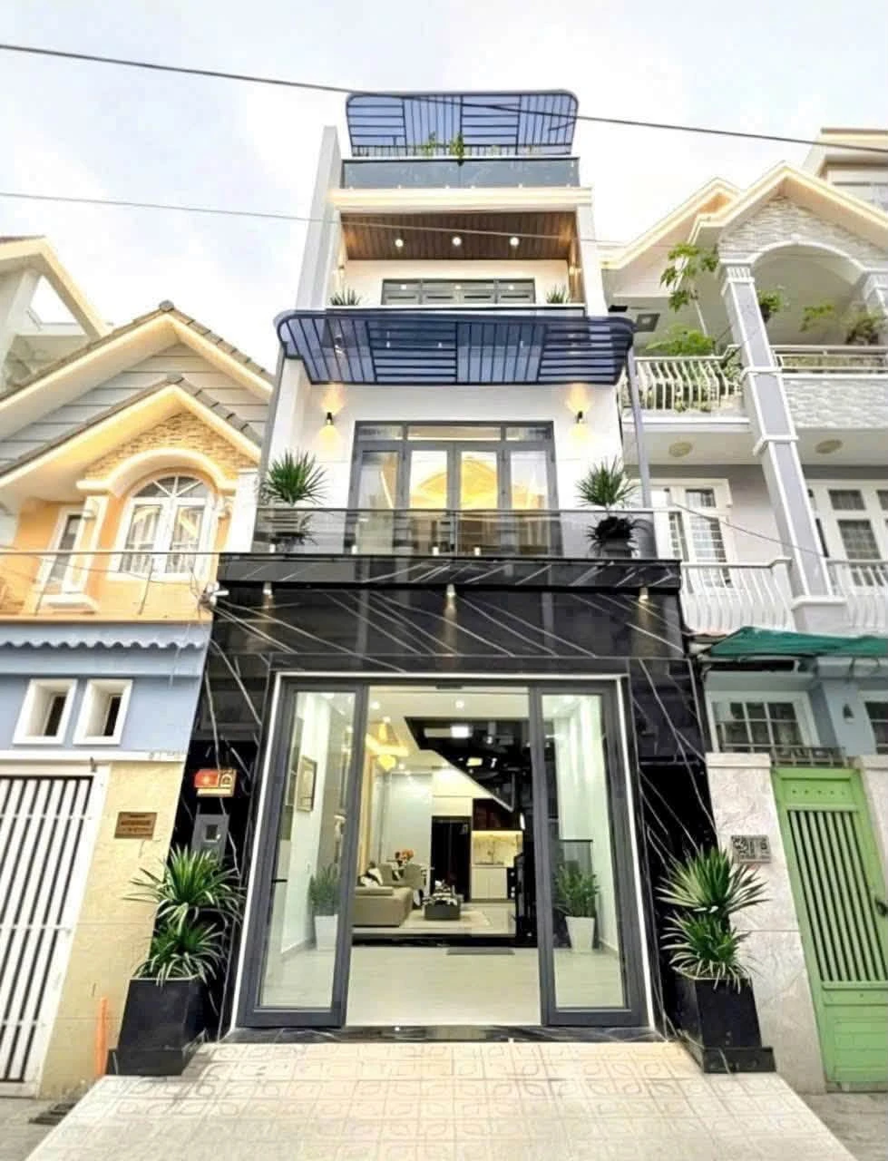 Nhà 3,5 tầng hẻm xe hơi Nhà Bè 51,6m² - 7 tỷ 350 triệu - Ảnh 1