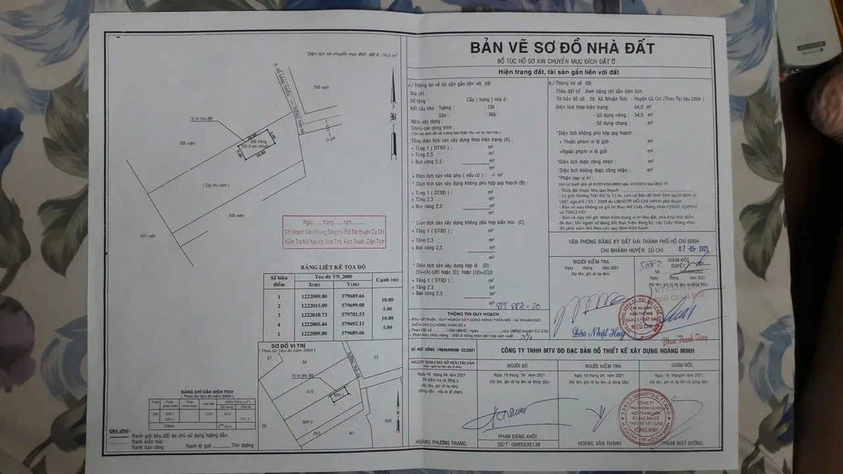 Bán gấp lô đất 771m2 thổ cư 145m2 tại xã Nhuận Đức, Củ Chi giá 3 tỷ - Ảnh thu nhỏ 2