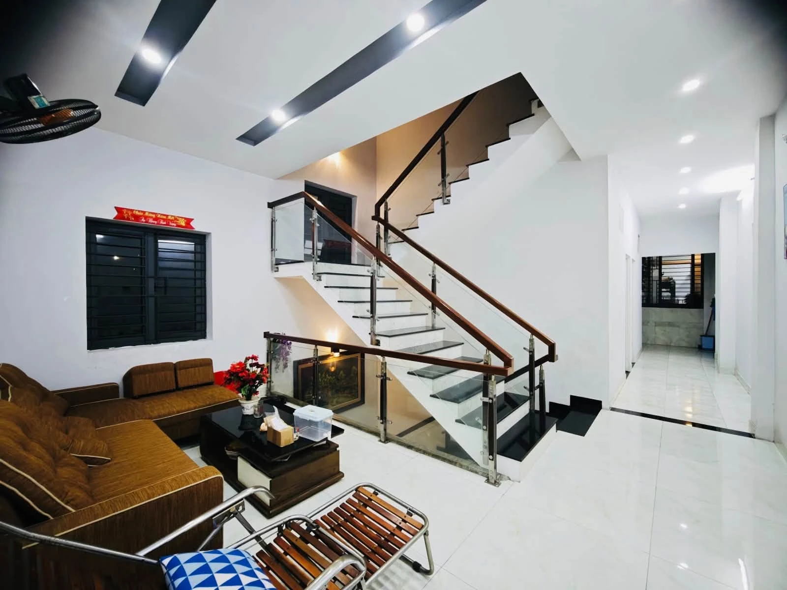 Cho thuê nhà 3 tầng 90m2, 5PN, 45 triệu/tháng, Đà Nẵng - Ảnh 1