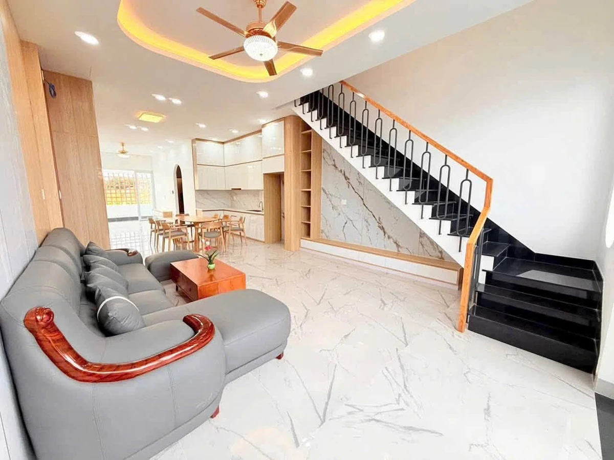 Bán nhà 1 trệt 1 lầu 116m² mặt tiền Phước Vân, Cần Dước - Ảnh thu nhỏ 3