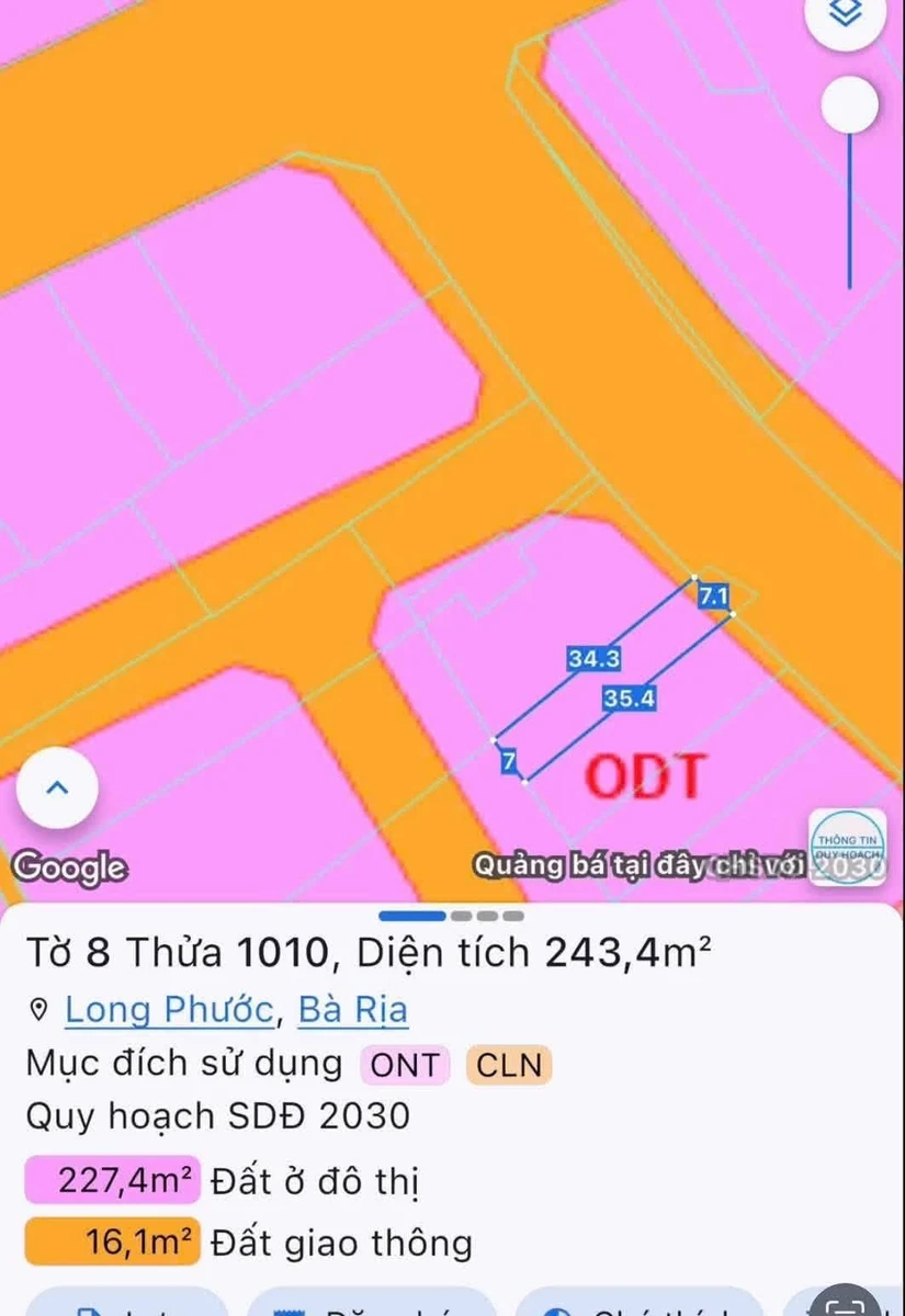 Bán đất mặt tiền Đường 78 Long Phước 245m² Hồ Chí Minh - Ảnh thu nhỏ 3