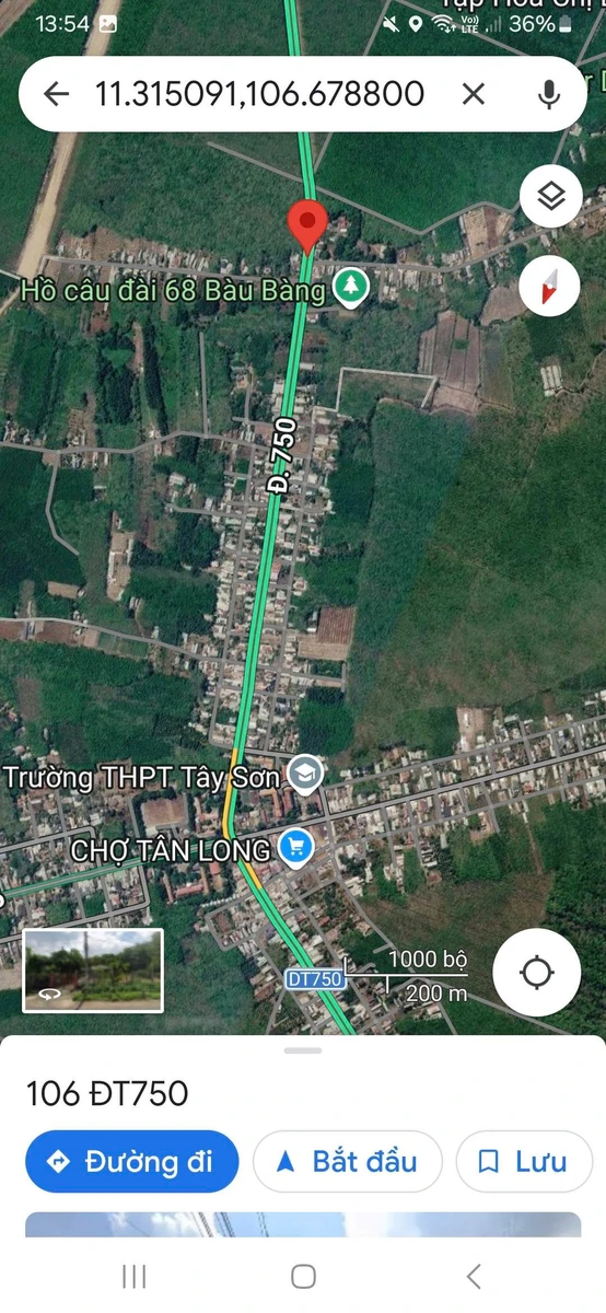 Bán đất nền 200m² mặt tiền Phú Giáo, Bình Dương, giá trên 1 tỷ - Ảnh thu nhỏ 5