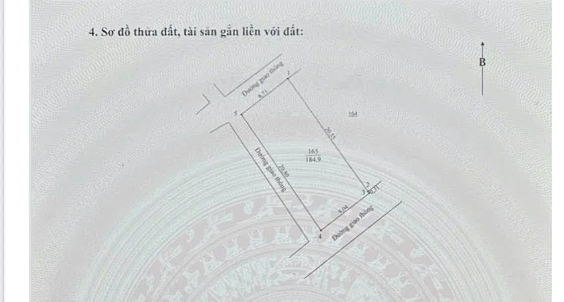 Bán nhà đất Xuân An 184,9m² Hà Tĩnh - Ảnh thu nhỏ 2