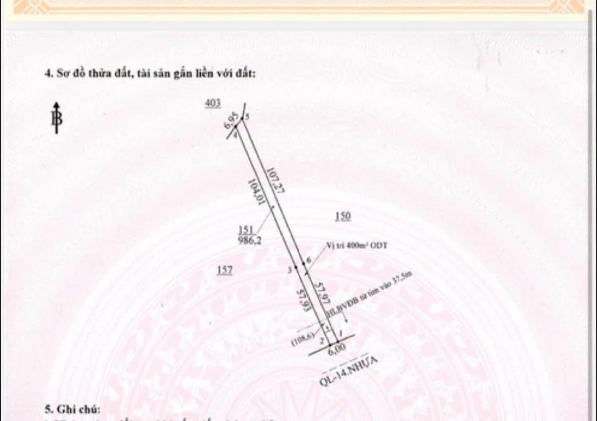 Bán đất mặt tiền QL14, 400m² ở Tân Thành, Đồng Nai - Ảnh 1