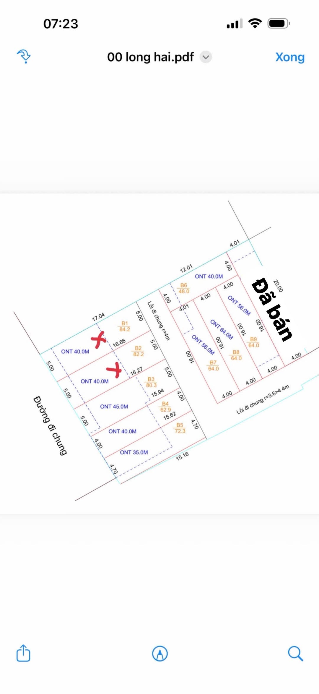 Bán đất nền Long Hải 5x16m, sổ hồng, 650 triệu