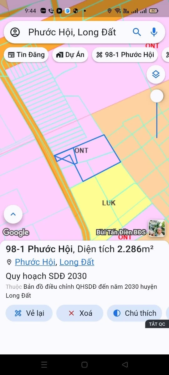 Bán đất Phước Hải hơn 2 sào, giá 3 tỷ 8 - Ảnh thu nhỏ 5