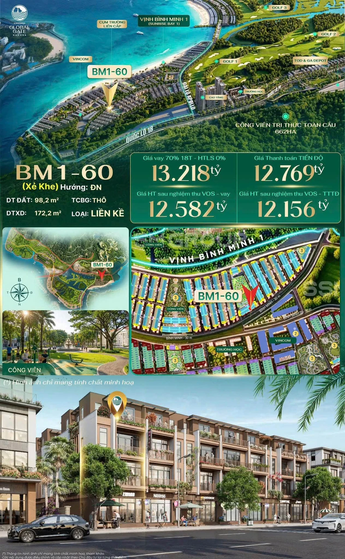 Bán shophouse mặt đại lộ 30m, 98,2m², 8,07 tỷ - Ảnh 1