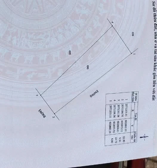 Bán đất lô góc 2 mặt tiền 152m² Phúc Thọ 1.9 tỷ