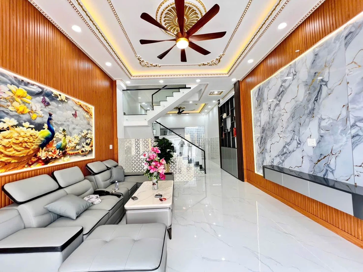 Bán nhà phố 4,5x14m, trệt 3 lầu, 4PN, đường Hiệp Thành 13, Tân Thới Hiệp, Quận 12 - Ảnh thu nhỏ 3