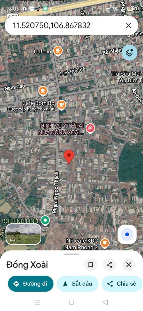 Bán đất Khu phố 5 Tiến Thành, 7500m², 900 triệu - Ảnh thu nhỏ 3