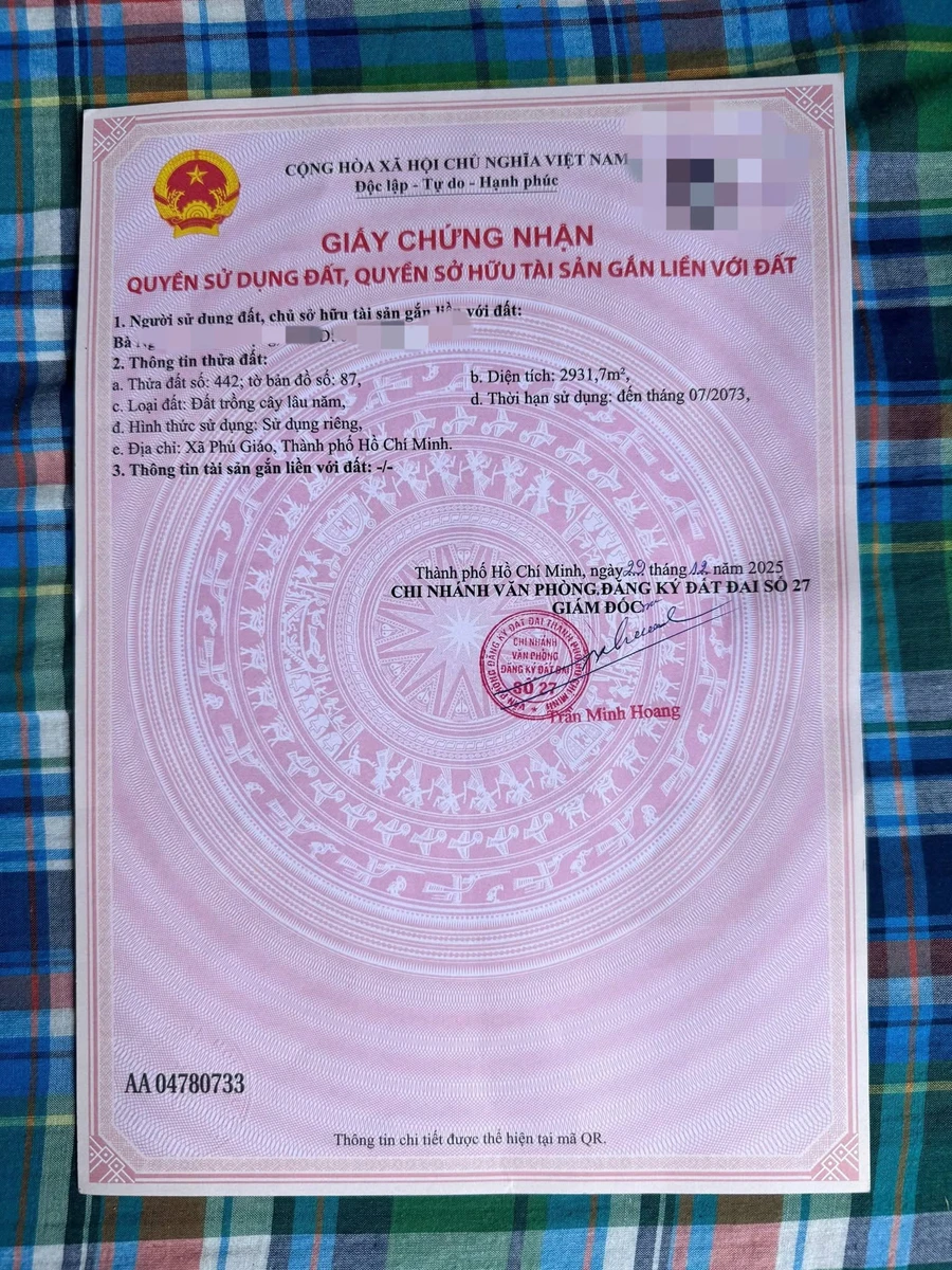 Bán đất An Bình, Phú Giáo, Bình Dương, 3000m2, 1 tỷ 8 - Ảnh 1