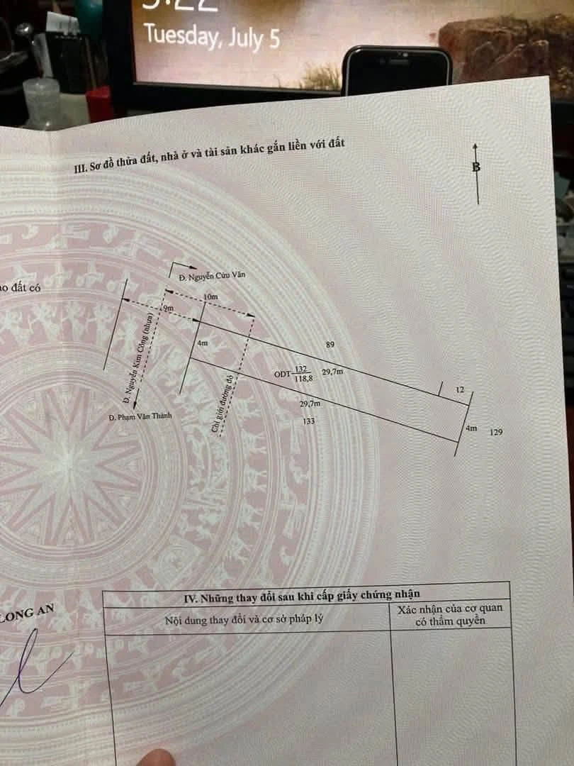 Bán đất mặt tiền Nguyễn Kim Công, 116m², Tân An 1,55 tỷ - Ảnh thu nhỏ 2