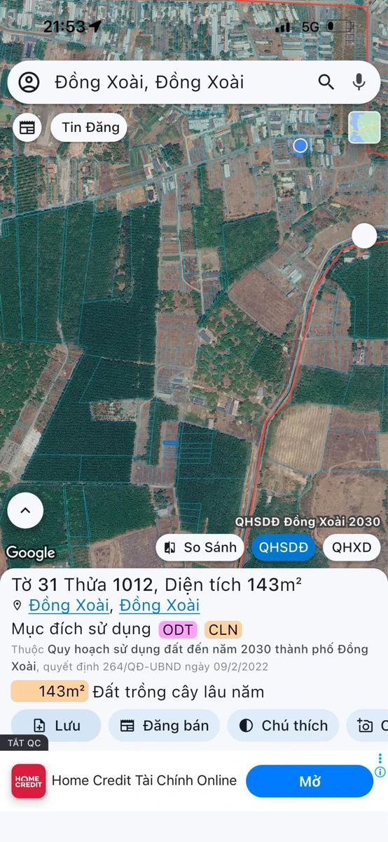 Bán lô đất mặt tiền Phan Chu Trinh Đồng Xoài 590 triệu - Ảnh 1