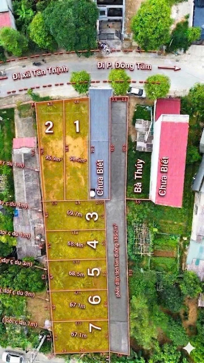 Bán đất đường Trần Phú Kéo Dài, 100-140 m² - Ảnh thu nhỏ 2