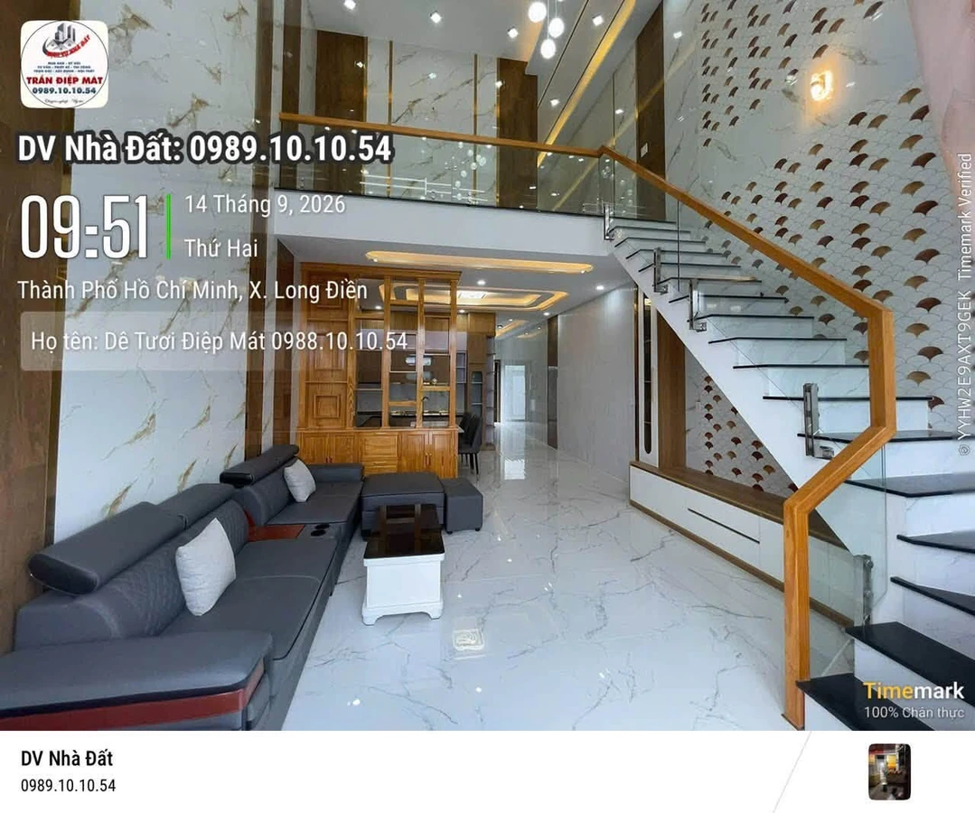 Bán nhà 1 lầu 1 trệt 3PN 50m² Long Hải, 2 tỷ 475 triệu - Ảnh 1