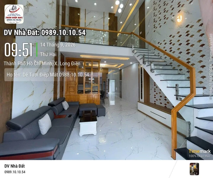 Bán nhà 1 lầu 1 trệt 3PN 50m² Long Hải, 2 tỷ 475 triệu
