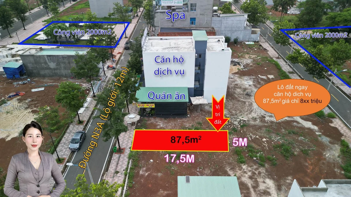 Bán đất 87,5m² Cát Tường Phú Hưng Đồng Xoài 700 triệu - Ảnh thu nhỏ 4