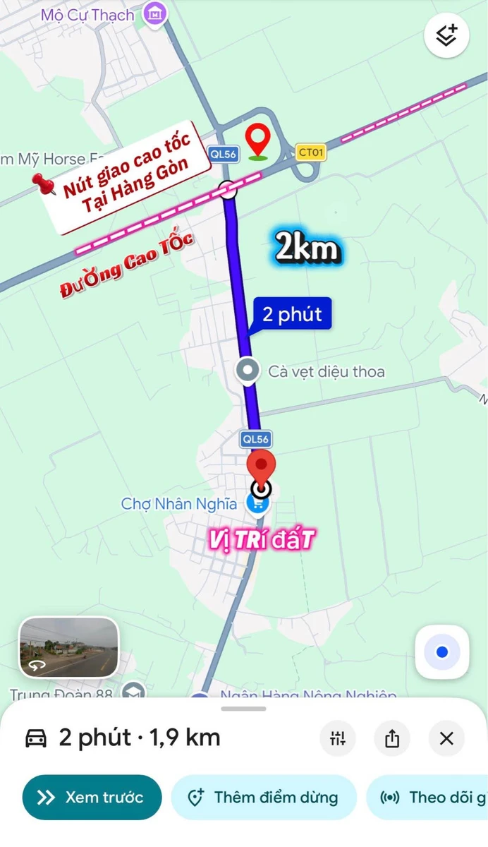 Bán đất nền 220m² gần Chợ Nhân Nghĩa, Cẩm Mỹ, Đồng Nai - Ảnh thu nhỏ 3