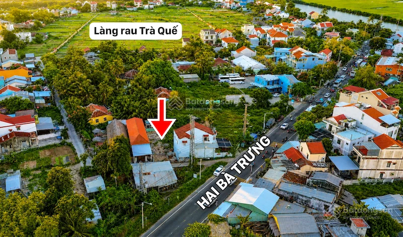 Bán lô đất 195m2 ngay đường Hai Bà Trưng gần làng rau Trà Quế giá 5,7 tỷ