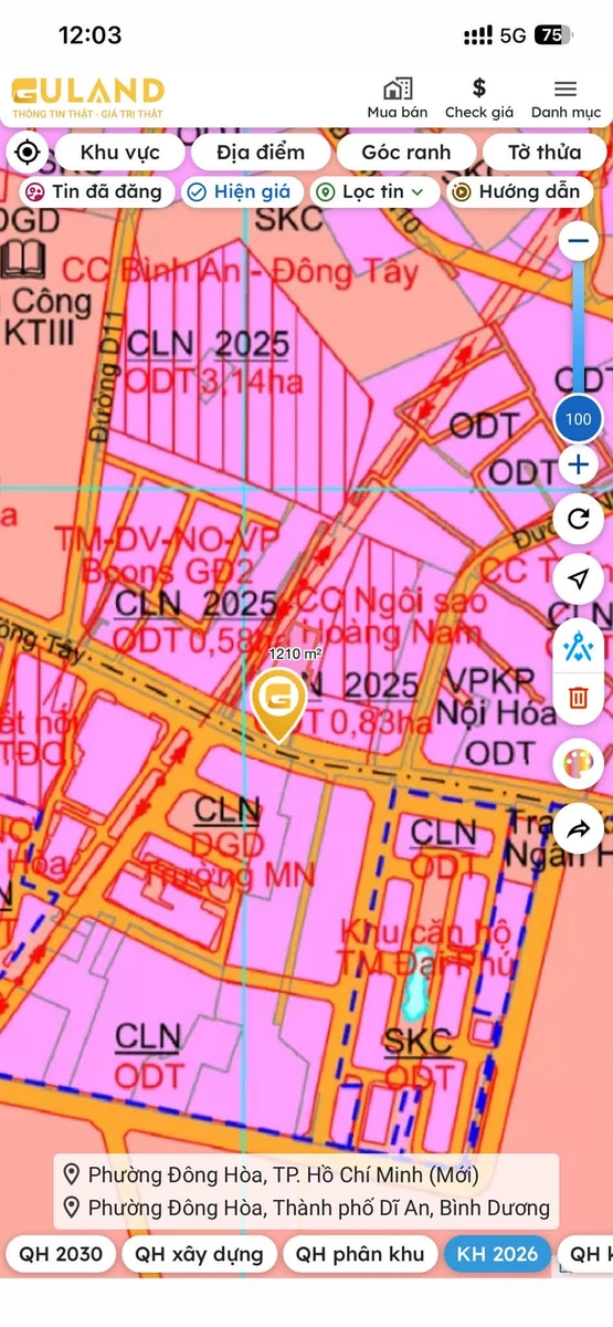 Bán quỹ đất 1.539m² mặt tiền Thống Nhất Dĩ An 55 tỷ - Ảnh thu nhỏ 2