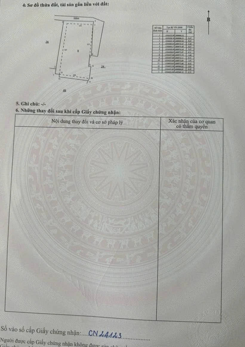 Bán lô đất Hương Điền, Phước Hải, Nha Trang, 55.8m2, 2.4 tỷ - Ảnh thu nhỏ 5