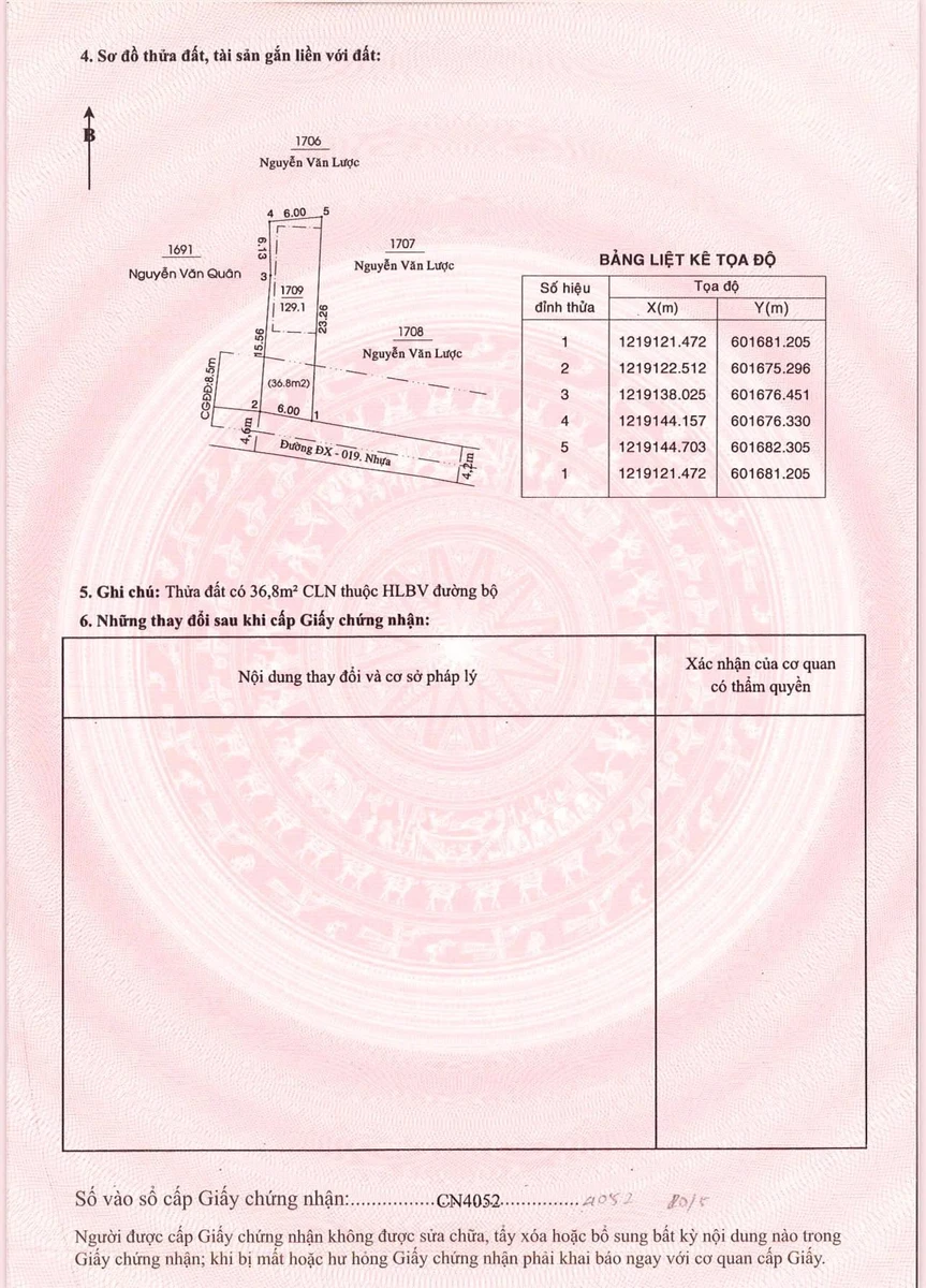 Bán đất mặt tiền Phú Mỹ Thủ Dầu Một 138m² giá 3 tỷ - Ảnh thu nhỏ 2