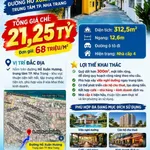 Bán đất trung tâm Nha Trang 312,5m² 21,25 tỷ - Ảnh thu nhỏ 1