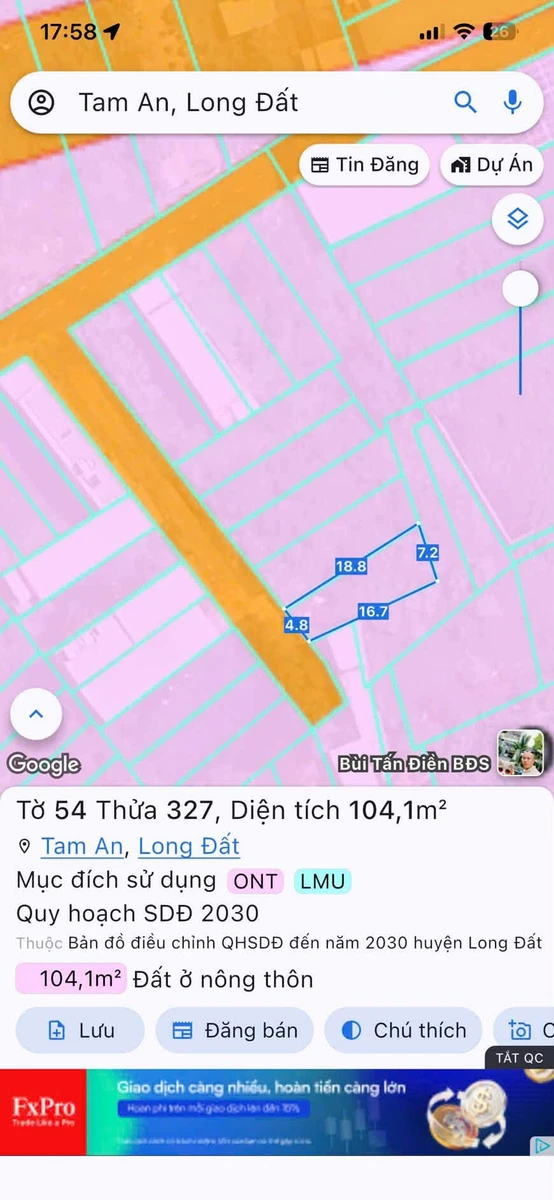 Bán 4 lô đất liền kề An Ngãi Long Điền, 120m², 1,1-1,3 tỷ - Ảnh thu nhỏ 5