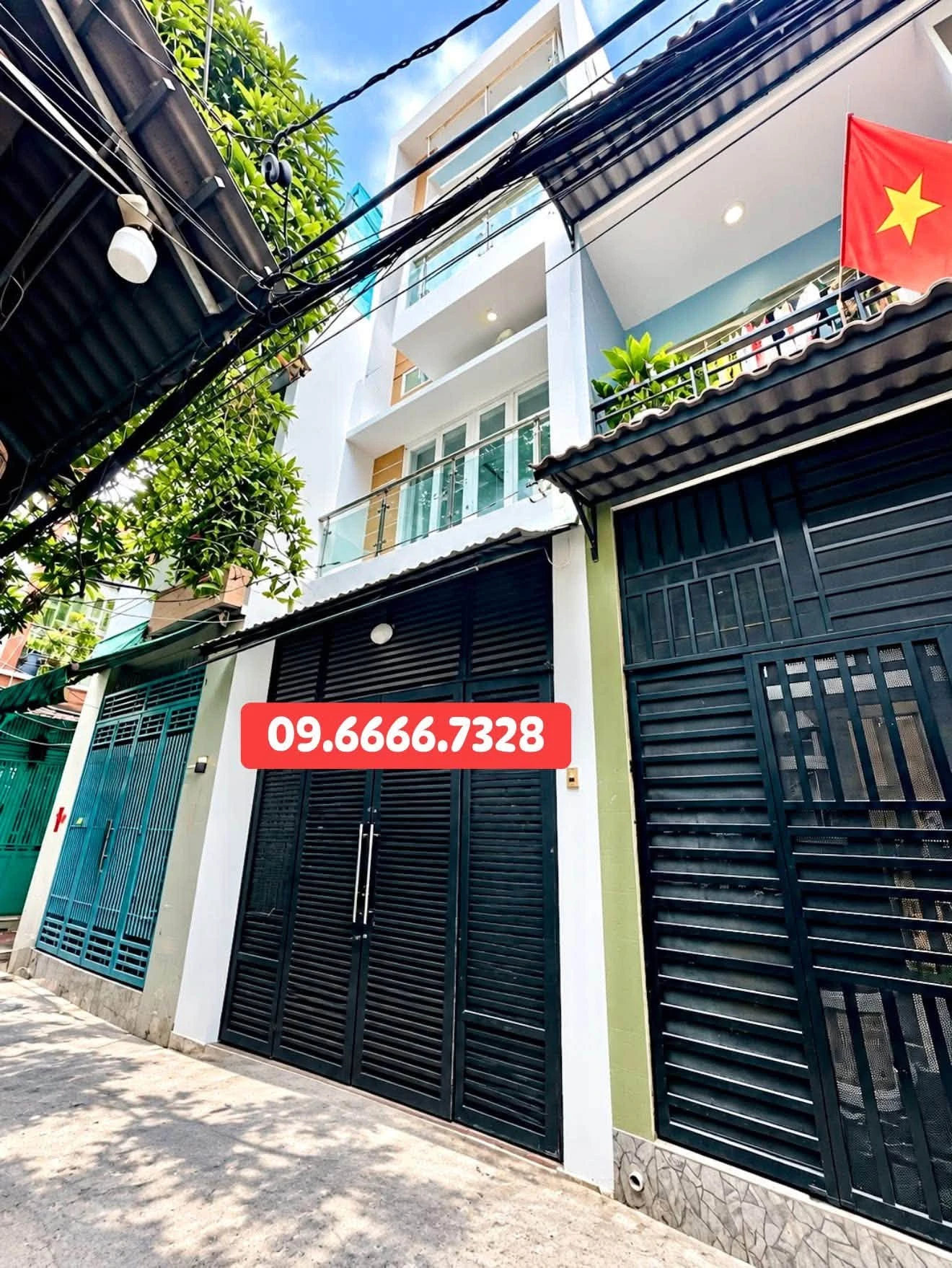 Cho thuê nhà hẻm 3,5x12m, 4PN, 15 triệu/tháng, Âu Dương Lân, Quận 8 - Ảnh 1