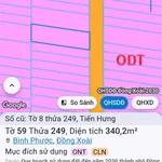 Bán lô đất 340m² gần trường học, Đồng Xoài 1 tỷ 450 - Ảnh thu nhỏ 1