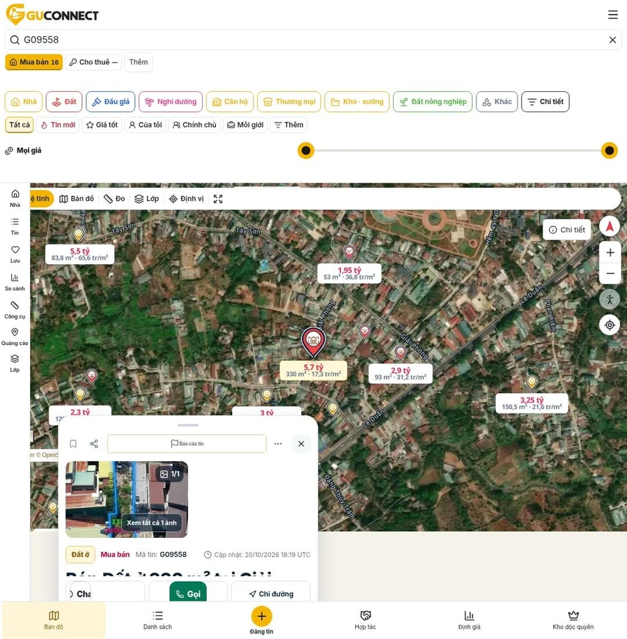 Bán đất ở 330 m² Giải Phóng, Buôn Ma Thuót, Đắk Lắk - Ảnh thu nhỏ 3