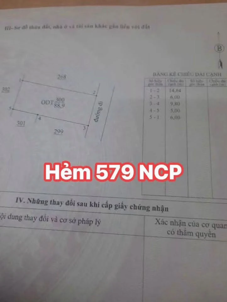 Bán lô đất hẻm 89m² Nguyễn Công Phương - Ảnh thu nhỏ 3