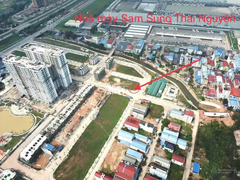Cực hiếm lô góc 2 mặt tiền - 119,2m² đối diện 2500 căn chung cư sát vách Samsung Thái Nguyên
