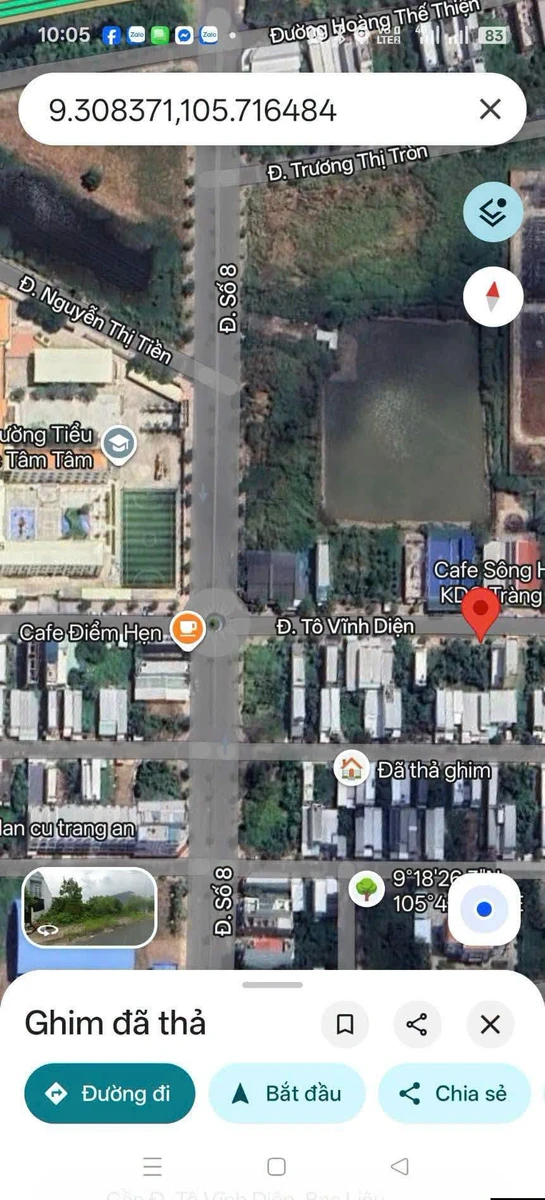 Bán nền đất Bạc Liêu 102,5m² KDC Tràng An 910 triệu - Ảnh thu nhỏ 2
