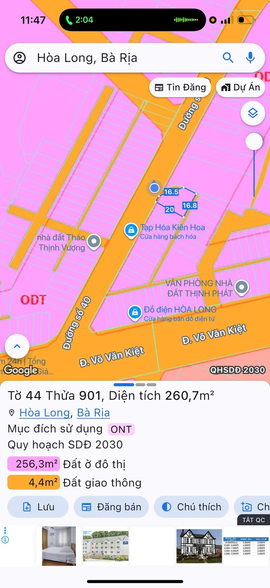 Bán biệt thự 330m2 Đường 11b, Hoà Long, Bà Rịa - 5,2 tỷ - Ảnh thu nhỏ 4