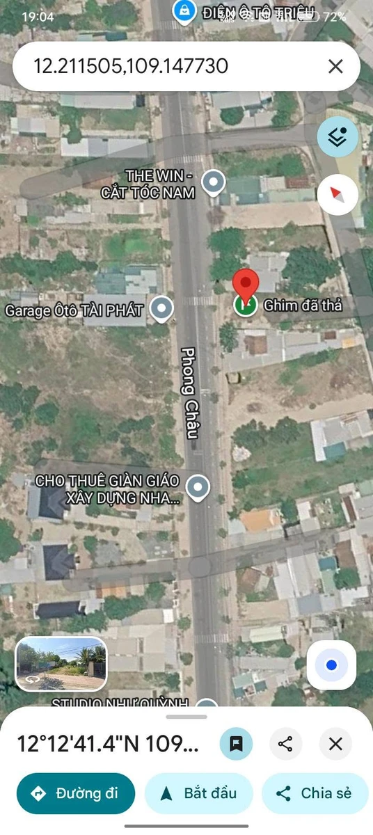 Bán đất 450m2 mặt tiền Phong Châu Nam Nha Trang 17 tỷ - Ảnh thu nhỏ 2