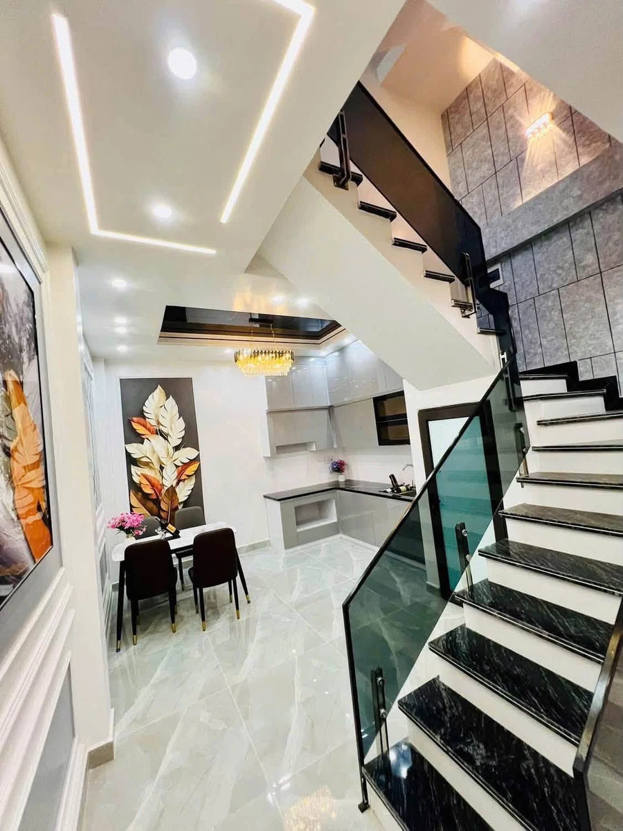 Bán nhà xây mới 4 tầng lô góc mặt đường Thiên Lôi 43m2 Tân Bình 4 tỷ 750 - Ảnh thu nhỏ 4