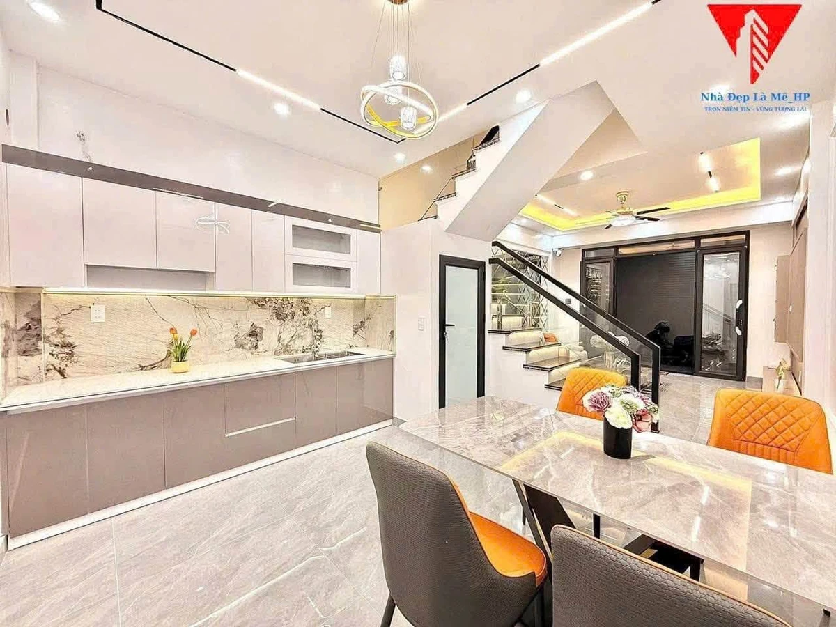 Nhà mới 3 tầng 41m² 3 phòng ngủ Tôn Đức Thắng 3 tỷ 550 - Ảnh thu nhỏ 5