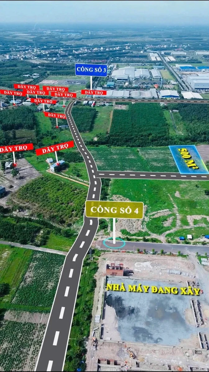Bán đất xây trọ 3000m² Chơn Thành, giáp KCN Becamex - Ảnh 1