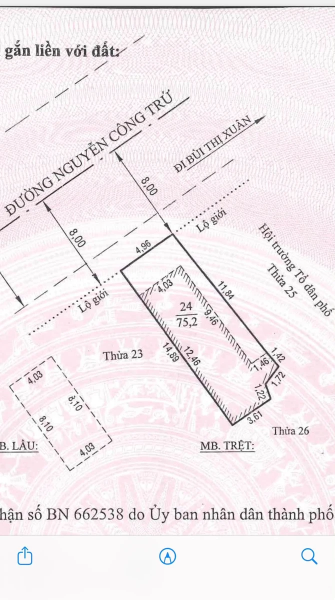 Bán nhà mặt tiền Nguyễn Công Trứ 75m2, 16 tỷ - Ảnh thu nhỏ 5