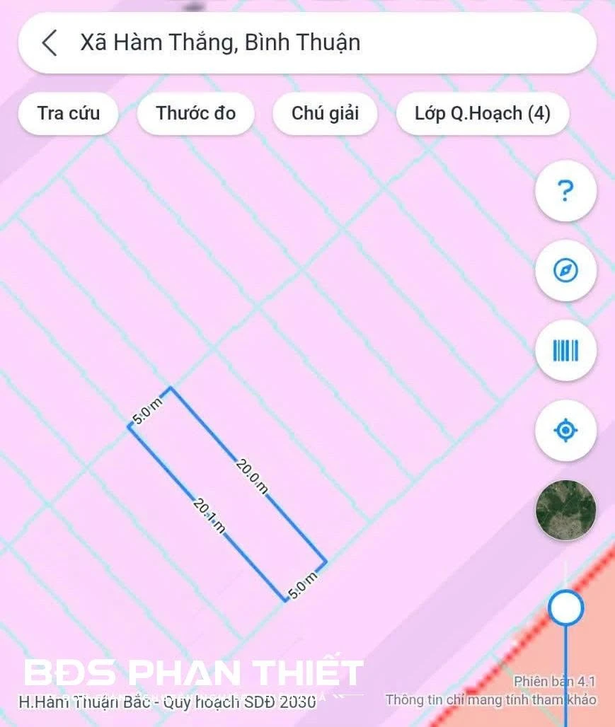 Bán đất KDC Bến Lội – Lại An 100 m² giá 1 tỷ 850 triệu - Ảnh 1