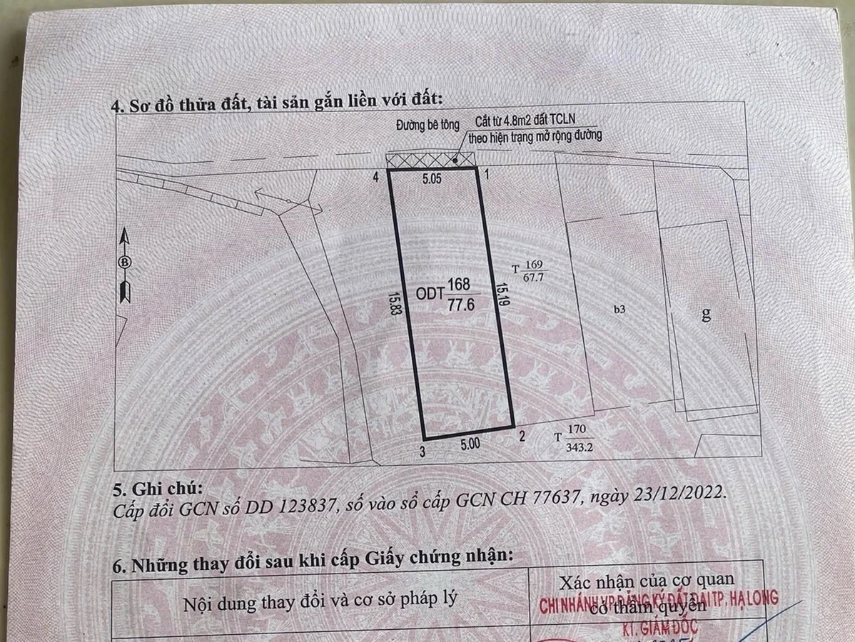 Bán đất mặt tiền Trần Khánh Dư Bãi Cháy 78m2, 3 tỷ - Ảnh thu nhỏ 4