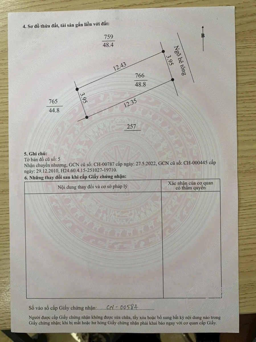 Bán lô đất 48,8m² đường Mai Độ, Hải Dương, 1,23 tỷ - Ảnh thu nhỏ 2