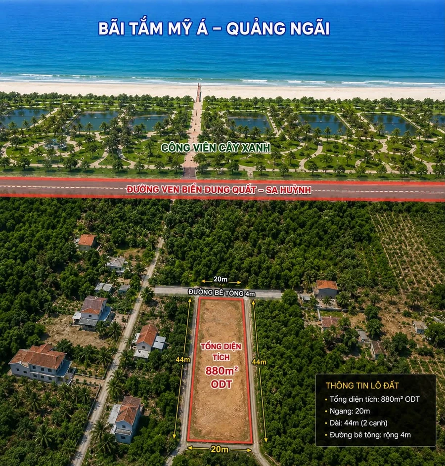 Bán đất biển Quảng Ngãi 150m2 giá 4 tỷ 4 - Ảnh thu nhỏ 5